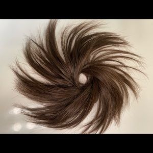 Brown ponytail with wig